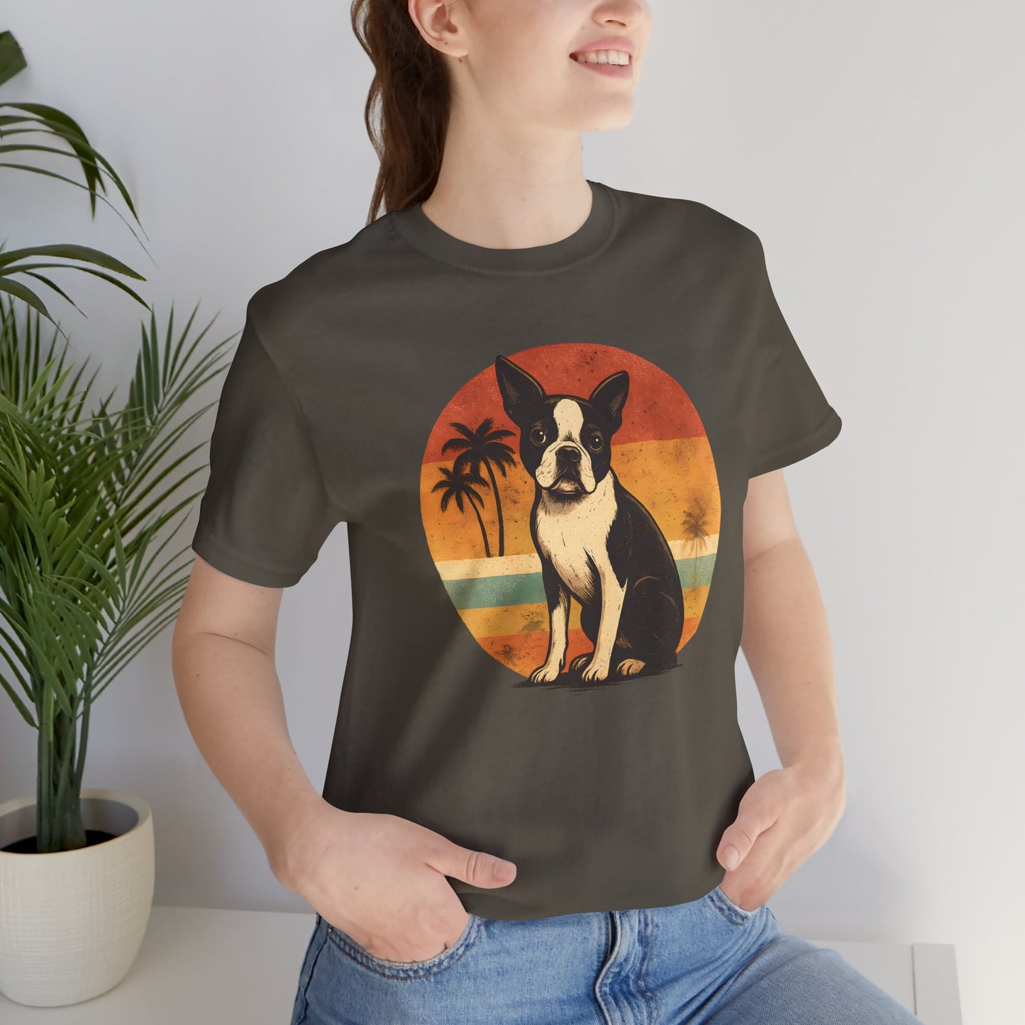 Retro Dog Lover  T-Shirt