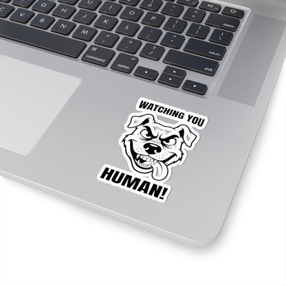 Dog Stickers Watching You Human Stickers