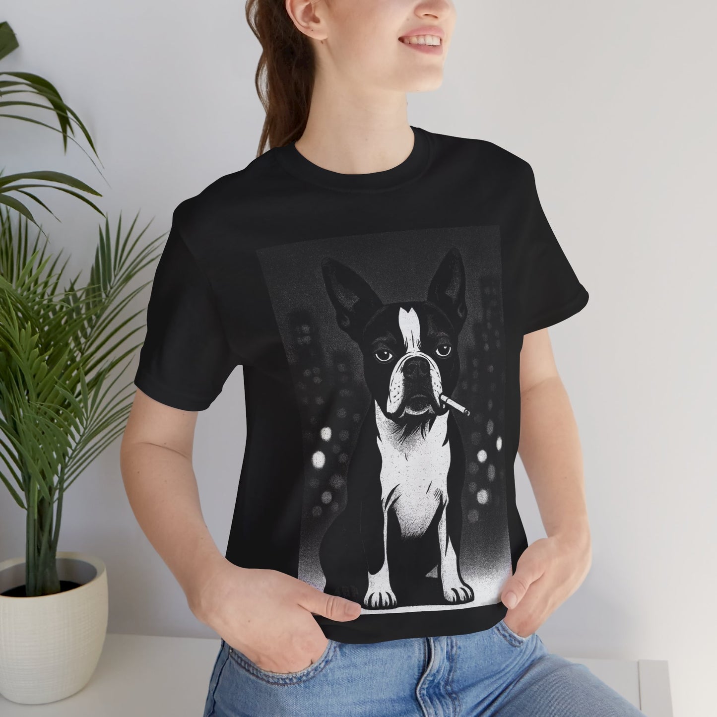 Rebel Boston Terrier Tee