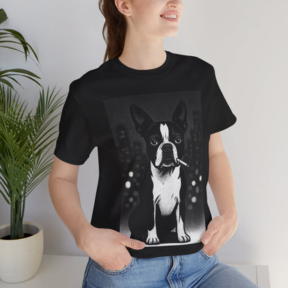 Rebel Boston Terrier Tee