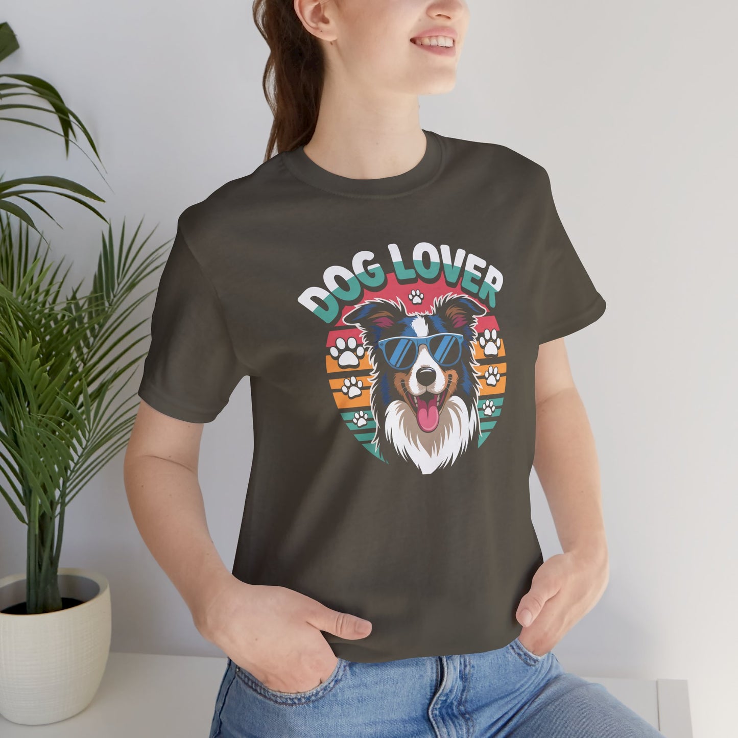 Retro Dog Lover  T-Shirt